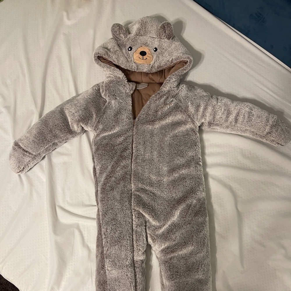 Cozy Bear Hooded Onesie